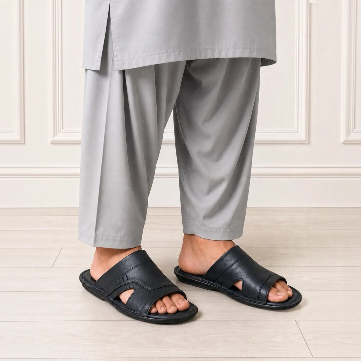 Men’s Leather Slippers (PL-023)