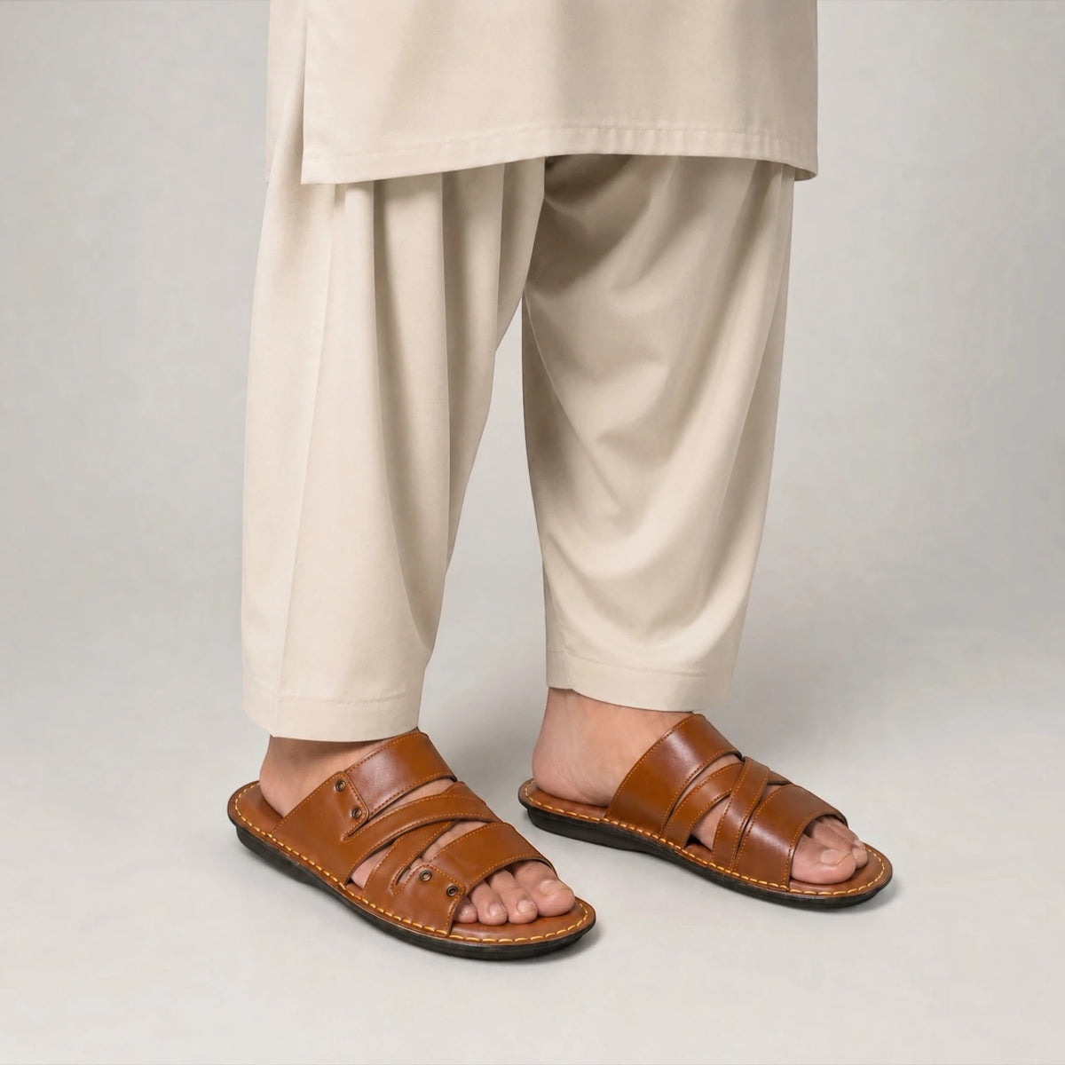 Men’s Leather Slippers (PL-022)