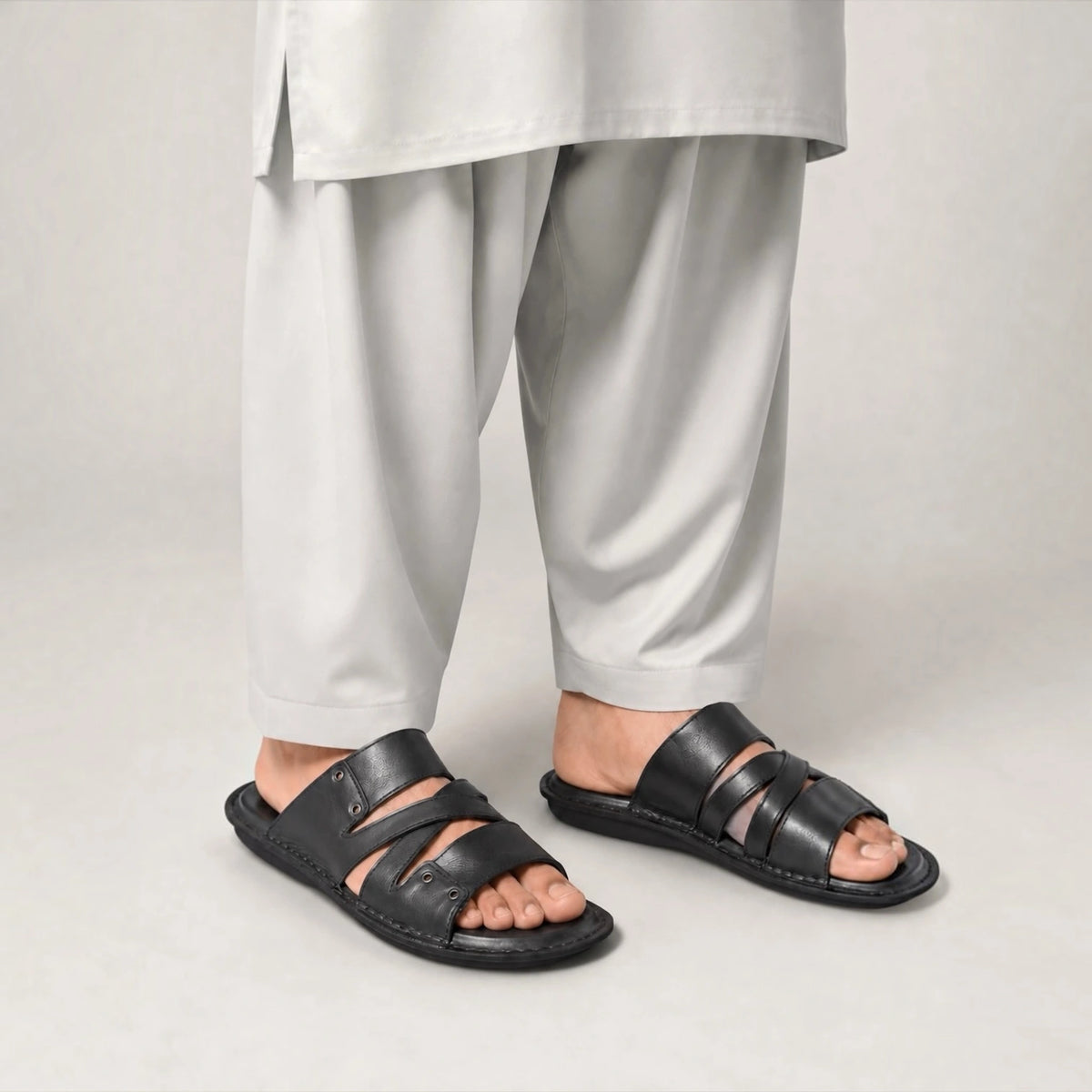 Men’s Leather Slippers (PL-021)